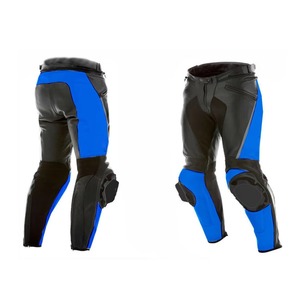 Pantalons de moto en cuir pour hommes de qualité supérieure, coupe-vent, résistants, production OEM ODM en usine, toutes saisons - Product Image 3
