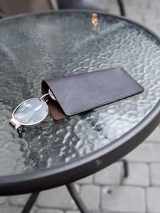 Estuche para Gafas de Cuero Genuino de Perfil Delgado, Elegante Funda para Lentes, Envío Internacional al por Mayor LGC-0010 - Product Image 5