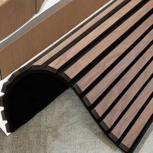 Panneaux acoustiques en bois pour bureaux, panneaux muraux acoustiques, mobilier mural acoustique, ensemble de panneaux en bois Bubos pour la maison, vente en gros du fabricant, prix réduit - Product Image 1