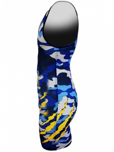 Unisex Breathable Sublimated Wrestling Singlet Custom Full Body Graphics Durable 100% Polyester Flag Plus Size EU - Product Image 2