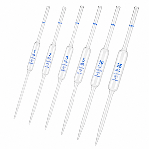 Pipette volumétrique en verre borosilicate transparent de classe A haute précision pour usage en laboratoire - Product Image 3