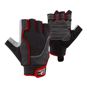 Breathable Leather Gym Gloves with Padded Palm Grip Durable Workout Gloves for Cross Training and Weightlifting - Product Image 1