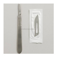 Couteau chirurgical manuel en acier inoxydable A-1 VERITAS Premium, manches réutilisables, instrument médical pour hôpital et soins intensifs