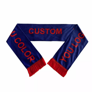 ผ้าพันคอสโมสรกีฬาคุณภาพพรีเมียมราคาส่ง ออกแบบโลโก้ตามสั่ง หรูหรา ยาว เป็นมิตรกับสิ่งแวดล้อม น้ำหนักเบา สำหรับฤดูหนาว ฟุตบอล - Product Image 4