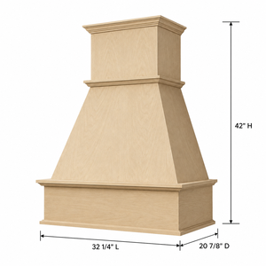 ฝาครอบเครื่องดูดควันไม้ตกแต่งสำหรับเตาและเตาแก๊ส - Product Image 2