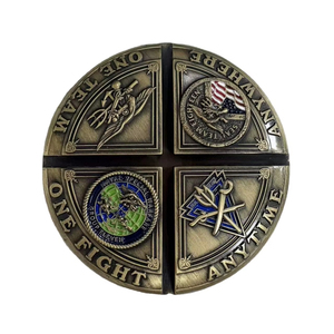 Monedas de Esmalte Transparente Personalizadas con Logotipo, Estilo Anime, de Aleación de Zinc Dorado Antiguo, Fundidas a Presión, Recubiertas de Epoxi, Talla Única, para Eventos, a Buen Precio - Product Image 1