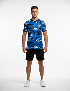 OEM Custom Sublimated Football Jerseys Soccer Uniforms Men's Embroidered <b>Names</b> Quick Dry Breathable Polyester/Cotton - Product Image 1