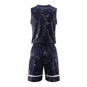 Uniforme de Baloncesto Sublimado Personalizado con Logotipo, Tallas Grandes, 100% Poliéster, Secado Rápido, Antibacteriano, para Pedidos al por Mayor Internacionales - Product Image 2
