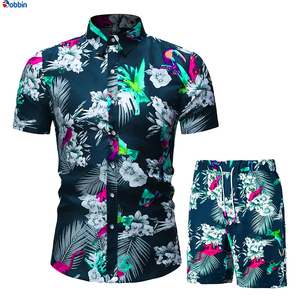 BOBBIN INDUSTRIES Ropa de Playa Personalizada para Hombre, Estilo Hip Hop, Tejido de Punto Transpirable de Spandex/Algodón, Estampado por Sublimación, con Botones - Product Image 6