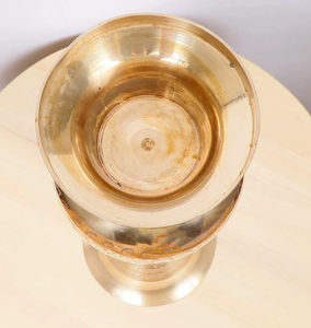 Hot Sale Gold Modern Style Flower <b>Vase</b> for Tabletop Display Handcrafted Aluminium Customizable Color Living Room Fancy <b>Vase</b> - Product Image 6