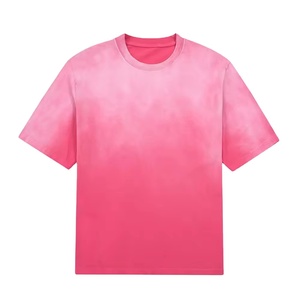 Hip Hop Heavyweight 100% camisetas de algodón de secado rápido suelto en blanco de gran tamaño lavado ácido camiseta personalizada hombres transpirable - Product Image 4