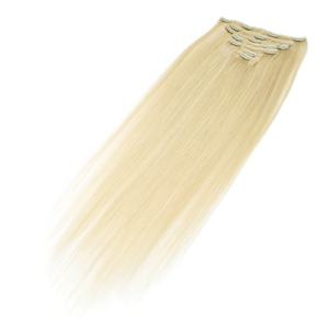 Extensions de cheveux chinois Remy invisibles de luxe KSWIGS, clip-in, trame unique, style lisse injecté sans couture - Product Image 3