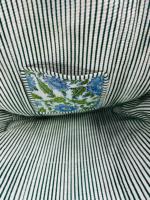 Sac fourre-tout en coton fleuri avec poignée d'épaule |   Sac de shopping écologique pour femmes, imprimé à la main, de haute qualité, un chef-d'œuvre artisanal