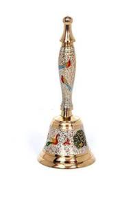 Campana de Mano Clásica de Latón Diseñada para Prácticas de Adoración, Sesiones de Mindfulness, Espacios Sagrados y Exhibición Elegante de Estilo Tradicional - Product Image 4