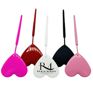 5 couleurs de poudre revêtue de vernis différentes / Forme de cœur / Miroir pour extensions de cils de haute qualité en poudre colorée - Product Image 4
