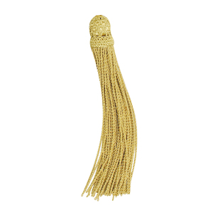 Borlas de lingotes de plata personalizadas con ribete dorado, ecológicas, cosidas a mano, insignias Hamza de fábrica y almacén, para túnicas decorativas y vestimentas. - Product Image 3