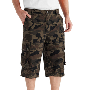 Wholesale Custom 100% Cotton Canvas Men's <b>Cargo</b> Shorts Summer Casual Breathable Quick Dry Eco-friendly Drawstring Closure Sizes - Product Image 5