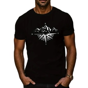 Pull à col en V décontracté pour hommes T-shirt d'été tendance couleur unie Fitness Sports Top Soft Top - Product Image 3