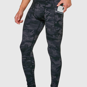 Leggings de Compresión Largos para Hombre, Secado Rápido, Cintura Elástica, Spandex, Poliéster, 220g - Product Image 5