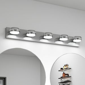 35in LED <b>Vanity</b> <b>Lights</b> 18W 5-<b>Light</b> Bathroom Lighting Fixture with <b>Mirror</b> Modern Bathroom <b>Vanity</b> Lighting Fixtures - Product Image 1