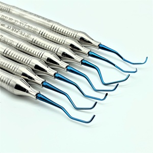 Juego de Curetas Dentales Gracey 1/2-13/14 de Acero CNC con Recubrimiento de Diamante, Instrumentos Periodontales para Limpieza Manual y Obturación Dental - Product Image 6