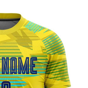 <b>Soccer</b> Jersey 100 Percent Polyester Quick Dry Breathable Lightweight Durable Comfortable High Quality Cheap Price Low MOQ Custom - Product Image 3