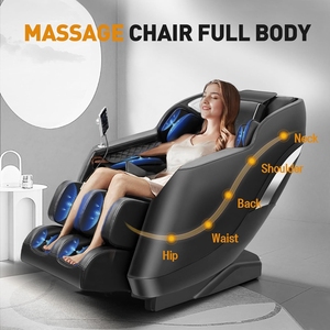 Silla de Masaje Shiatsu de Gravedad Cero, Estilo Moderno y Lujoso 2025, para Cuerpo Completo, Piernas y Pies, con Función Musical, en Cuero PU - Product Image 2
