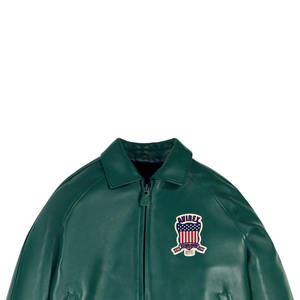 Meilleur prix - Veste en cuir Avirex pour homme - Veste d'hiver haut de gamme - Cuir véritable - Coupe-vent - Imperméable - Teinture unie - Toutes les tailles disponibles - Product Image 4