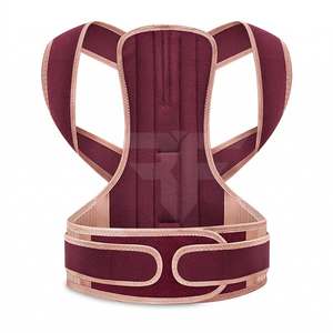 Ceinture de soutien lombaire élastique, respirante, légère et écologique, correcteur de posture, attelle dorsale pour hommes et femmes - Product Image 1