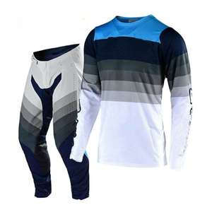 Ensemble de motocross à sublimation imprimée, personnalisé, de haute qualité, coupe-vent, respirant, séchage rapide, 100% polyester, combinaison de course - Product Image 2