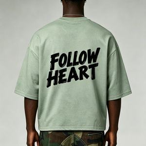 T-shirt personnalisé pour homme, streetwear, surdimensionné, 100% coton, grande taille, manches courtes, respirant, haute qualité - Product Image 4