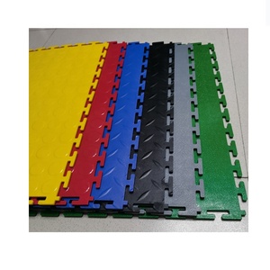 Tapetes de PVC entrelazados de vinilo para taller de reparación de automóviles - Product Image 1