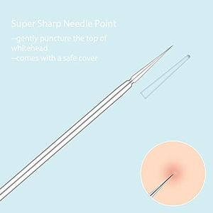 Rose Gold Color Pointed Tip & Shape Pimple Extractor Face Blackhead Comedone <b>Remover</b> Beauty Instruments High Quality Low MOQ - Product Image 5