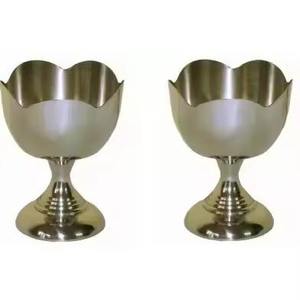 Moderna Tazón de Acero Inoxidable para Helado, Plato de Metal para Postre, Decoración de Mesa - Product Image 4