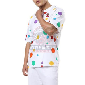 Camisetas Oversize para Hombre, Diseño Moderno, 100% Algodón, Color Sólido, Talla Adulto, Corte Holgado, Estampadas - Product Image 4