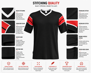 Camisetas de Fútbol Sublimadas de Alta Calidad con Nuevo Diseño Personalizado, Versión para Jugador, Coloridas, para Deportes de Equipo, para Hombre, 140 g/m² - Product Image 5