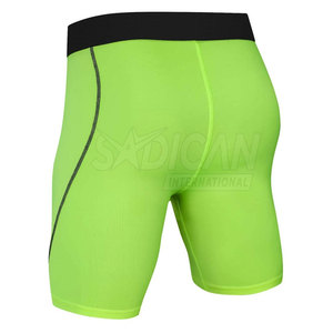 Shorts de compression décontractés respirants à taille élastique de qualité supérieure pour l'entraînement de lutte, la gym et les sports actifs pour hommes - Product Image 4