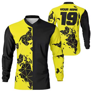 Jersey de Motocross de Alta Calidad para Motocicleta Todoterreno, Camiseta Personalizada para Carreras de Dirt Bike, Jersey de Motocross Sublimado, Suministro OEM - Product Image 1