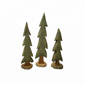 Handmade Wooden Pine Christmas <b>Tree</b> Rustic Christmas <b>Tree</b> Decoration - Product Image 4