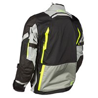 Veste Badlands Pro pour homme, imperméable, à blocs de couleur, pour moto, manches longues, imprimé numérique, gris, noir, jaune fluo, toutes saisons