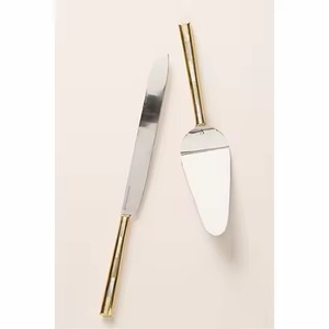 Trend Dessert Cutter Set Metal <b>Cake</b> Knife and <b>Server</b> Stainless Steel <b>Cake</b> <b>Server</b> Party Tableware - Product Image 1