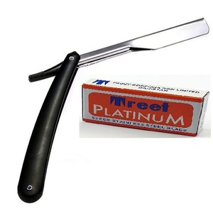 Navaja de Afeitar Plegable de Acero Inoxidable, Depilación Profesional para Hombres, Navajas de Afeitar Rectas para Barbería, Herramientas de Estilismo Facial - Product Image 2