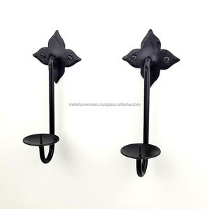 Portavelas Rústicos de Pared, Hechos a Mano, de Metal, Decorativos, para Decoración del Hogar - Product Image 5