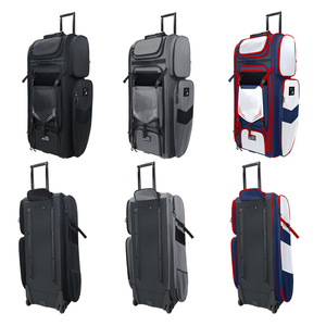 Bolsa de Béisbol Personalizada con Ruedas, Material 1680D, 6 Compartimentos para Bates, Carrito Grande, Uso para Clubes y Equipos - Product Image 6