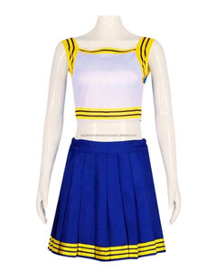 ชุดยูนิฟอร์มเชียร์ลีดเดอร์ผ้าสแปนเด็กซ์โพลีเอสเตอร์ ตัดเย็บอัตโนมัติ ออกแบบตามสั่ง ระบายเหงื่อ แห้งเร็ว สำหรับทุกเพศ พิมพ์ลายด้วยความร้อน - Product Image 2