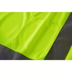 Camisa de Seguridad de Alta Visibilidad de Manga Larga para Hombre, Dos Tonos, Reflectante, Ropa de Trabajo, Cuello Redondo, Uniforme de Protección para Construcción y Seguridad - Product Image 5