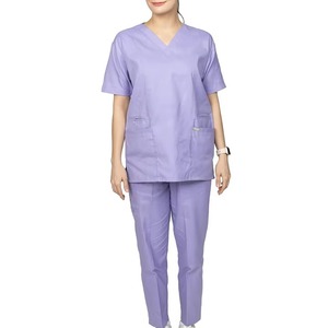 High Quality Wholesale Eco-Friendly Medical <b>Scrub</b> <b>Set</b> anti bacterial modern style fashionable anti wrinkle Medical <b>Scrub</b> <b>Set</b> - Product Image 1