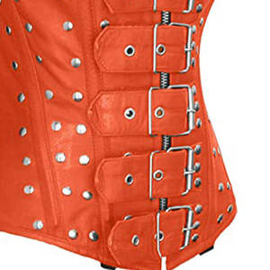 Faja moldeadora de cuerpo para mujer, corsé de cuero sintético, talla grande, control firme transpirable para uso diario - Product Image 5