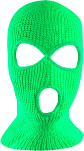 Cagoule d'hiver coupe-vent intégrale avec logo personnalisé, rayée, unisexe, 3 trous, ajustable, 100 % polyester, impression numérique - Product Image 3