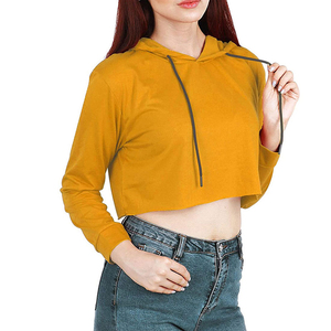 Sudadera Corta con Capucha para Mujer, Personalizada, Invernal, Resistente al Viento, con Estampado Digital y Hombros Caídos - Product Image 3